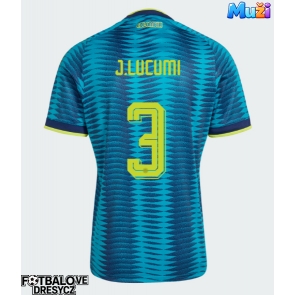 Kolumbie Jhon Lucumi #3 Venkovní Dres MS 2026 Krátký Rukáv